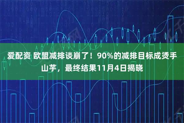 爱配资 欧盟减排谈崩了！90%的减排目标成烫手山芋，最终结果11月4日揭晓