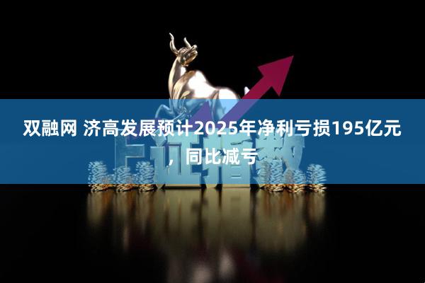 双融网 济高发展预计2025年净利亏损195亿元，同比减亏