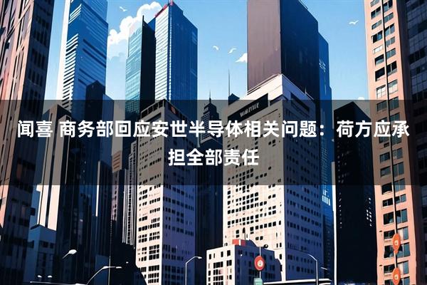 闻喜 商务部回应安世半导体相关问题：荷方应承担全部责任