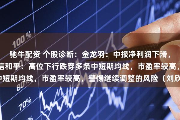 驰牛配资 个股诊断：金龙羽：中报净利润下滑，反复震荡走势为主。东信和平：高位下行跌穿多条中短期均线，市盈率较高，警惕继续调整的风险（刘欣）